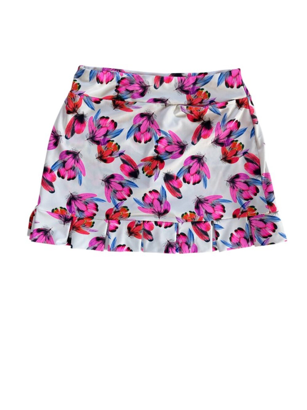 Tzu Tzu Sport Golf Skort Multi-Color Feathers - Size S